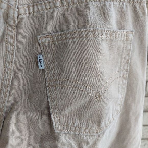 Levi's Boys Tan Regular 505 Jean 26 x 26 12 GUC - Picture 7 of 8